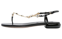 MIU MIU Strap Sandals Women's Black