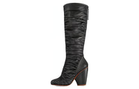 LOUIS VUITTON Knee-high Boots 10cm Women's Black