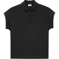 SAINT LAURENT Cassandre Polo Top