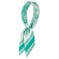 DIOR Silk Twill Silk Scarves Women's Green