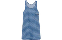 MIU MIU SS22 Sleeveless Dress Women's Blue