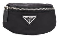 PRADA Nylon Clutch Mini Unisex Black