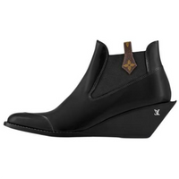 LOUIS VUITTON Edge Ankle Boots 4.5cm Women's Black