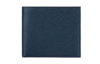 HERMES Epsom Calfskin Short Wallet Men's Black/Blue/Red