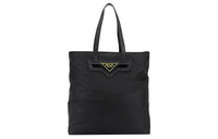 PRADA Nylon Tote Bag Shopping Bag Shoulder Bag Handbag Men's Black