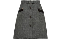 MIU MIU SS22 Casual Short Skirts Women's Gray