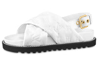 LOUIS VUITTON Paseo Comfort Fashion Sandal Women's White