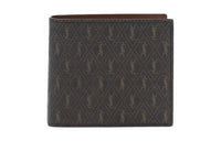 SAINT LAURENT Coated Canvas With Leather Wallet Men's Multicolor