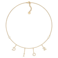 DIOR Metal Necklaces Women's Gold