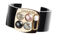 CHANEL Bangles Women's Black
