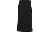 MIU MIU SS23 Casual Long Skirt Women's Black