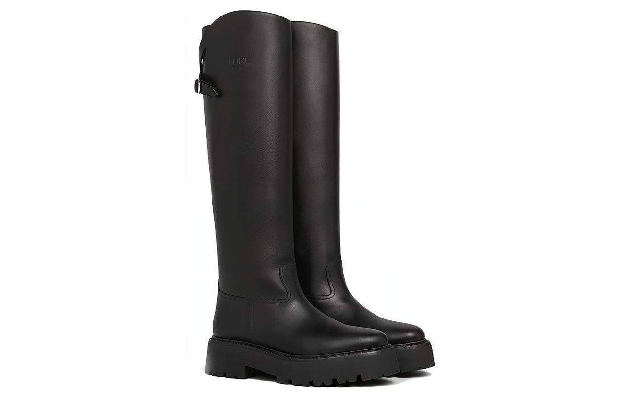 CELINE Knee high Boots Women's Black