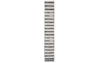 SAINT LAURENT Knit Scarves Women's Black/Ivory White