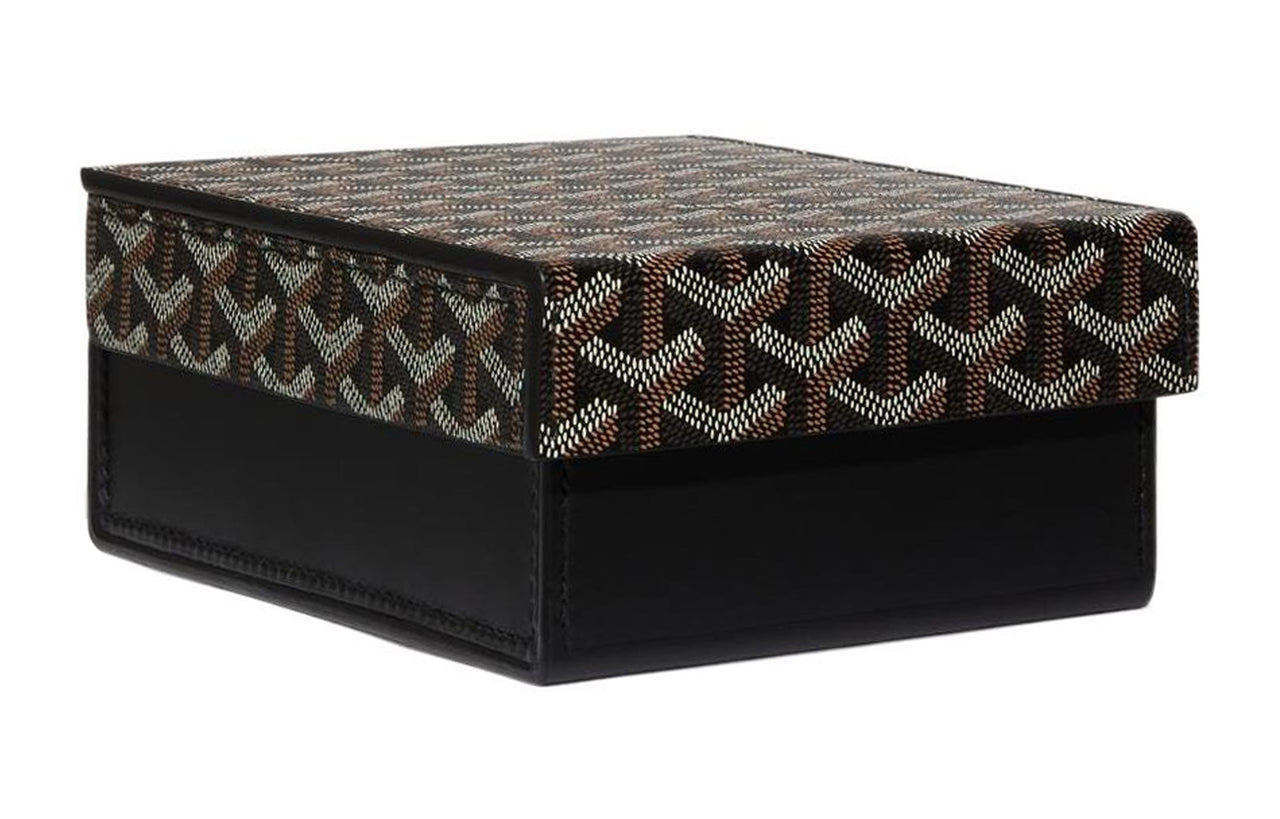 GOYARD Canvas Storage Box Men's Black