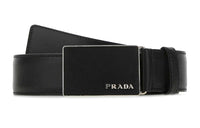 PRADA Fashion Smooth Buckle Men's Width 3.5cm