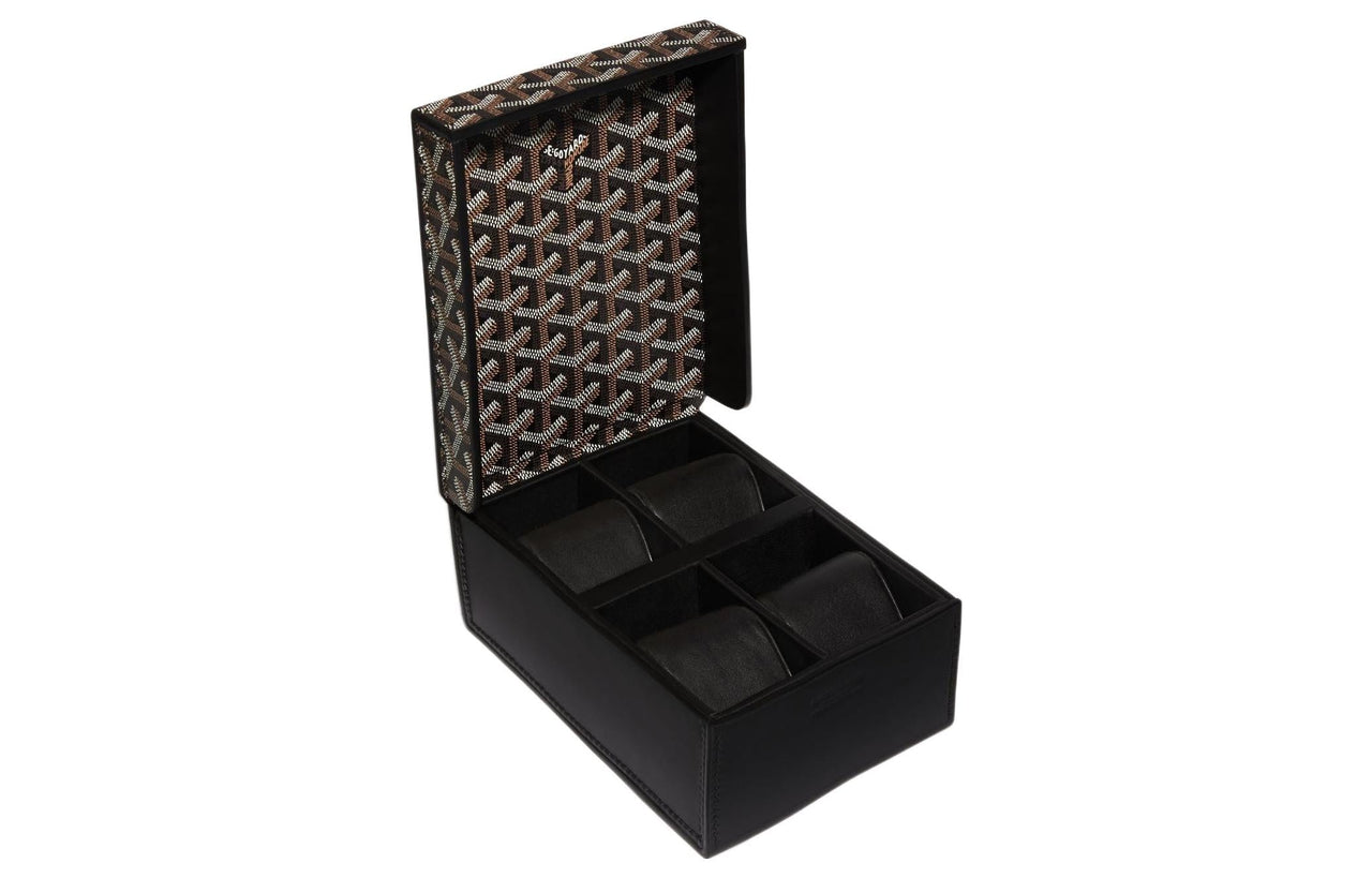 GOYARD Canvas Storage Box Men's Black