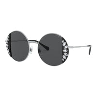 MIU MIU Metal Round Sunglasses Women's Black