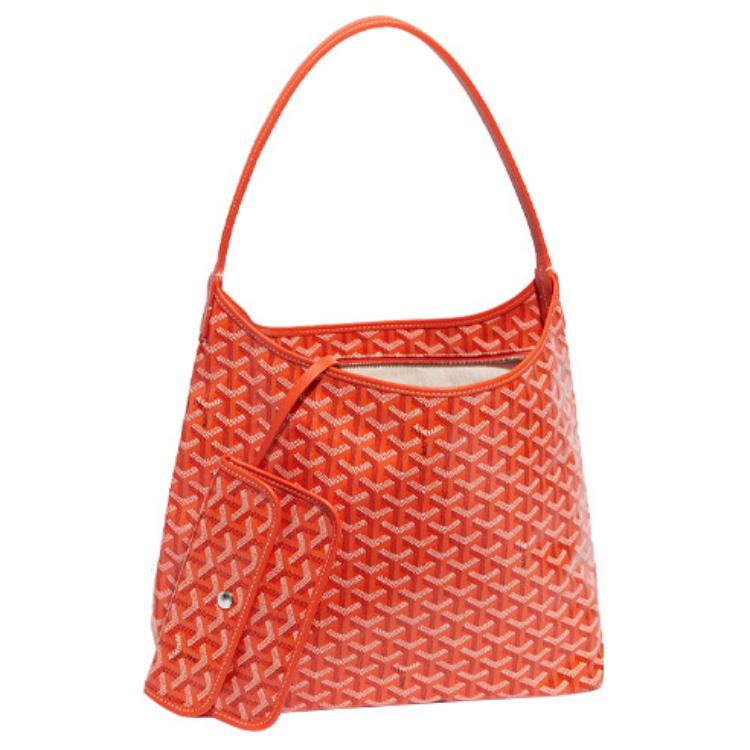 GOYARD Bohème Hobo Canvas With Leather Dog's Teeth Shoulder Bag Combo Bag Handbag, Shoulder Bag Women's
