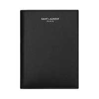 SAINT LAURENT PARIS Calfskin Wallet Men's Black