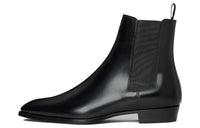 CELINE Short Chelsea Boots Men's Black