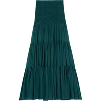 SAINT LAURENT Casual Long Skirt Women's Green