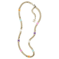 CHANEL Metal Necklaces Women's Gold