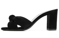 SAINT LAURENT Slide Slippers Women's Black