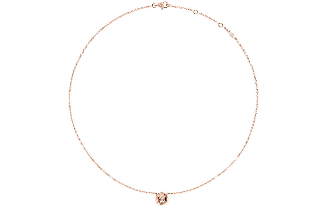 DIOR 18K Rose Gold Necklaces Women's