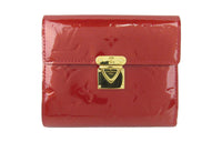 LOUIS VUITTON Verni Wallet Unisex Red