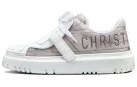 DIOR ID Shell Shoes Low Top Stylish Skateboarding Shoes Women's White Gray