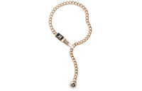 CHANEL Metal Necklace Women's Gold
