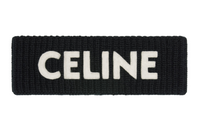 CELINE Headband In Ribbed Wool