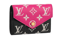 LOUIS VUITTON Victorine Wallet Black/Pink