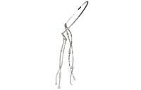 CHANEL Hair Bands Women's Silver