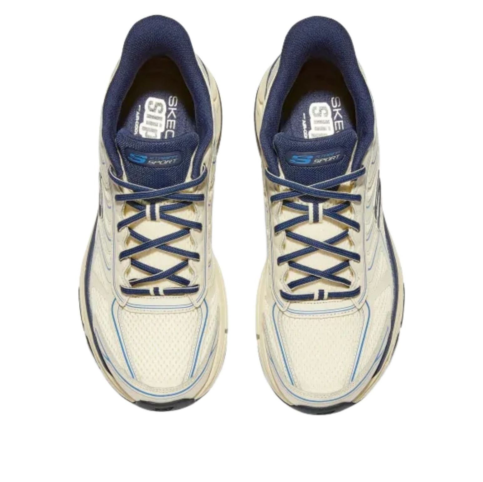 Skechers Stamina 'Beige Blue Ivory' 233150-NTBL