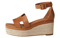 HERMES Elda One Strap Sandals Women's Brown