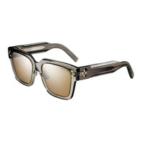 DIOR Acetate Metal Square Sunglasses Unisex Gray