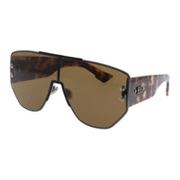 DIOR Acetate Irregular Shape Sunglasses Women's Tortoiseshell