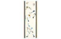 HERMES Silk Scarves Men Beige