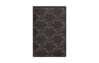 CELINE Cow Leather Binding Card Holder Men's Tawny