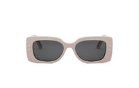 DIOR Acetate Rectangular Sunglasses Women's Pink