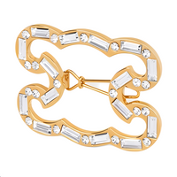 CELINE Triomphe Frame Hair Clip