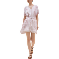 HERMES Short-Sleeved Dresses Women's Light Pink