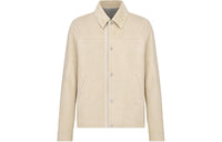 DIOR SS24 Leather Jacket Men's Ecru