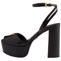 PRADA Strap Sandals 11.5cm Women's Black
