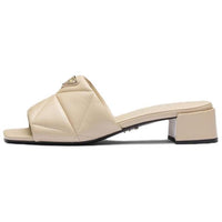 PRADA Logo-plaque Mules