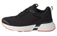 HERMES Heros Low-Top Casual Shoes Men's Black
