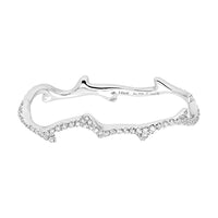 DIOR Diamond Rings Unisex Silver