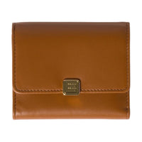 MIU MIU Cow Leather Wallet Women's Brown