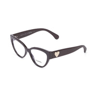 CHANEL Plate Frame Irregular Shape Eyeglass Frames Men's Dark Coffee